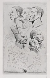 Figures de jésuites en caricature, c.1762